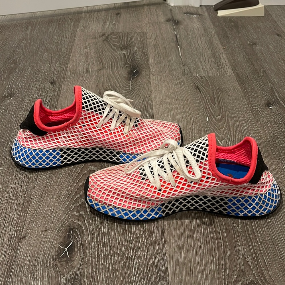 Adidas Deerupt Sneakers Red/Blue Color